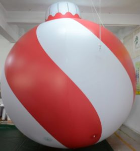 Christmas ornament shape helium parade balloon
